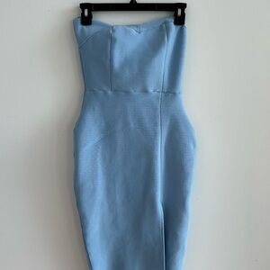 SHEIN one shoulder blue dress size medium